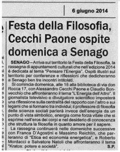 Cecchi Paone e Bonvecchio, Il notiziario 6 giugno 2014